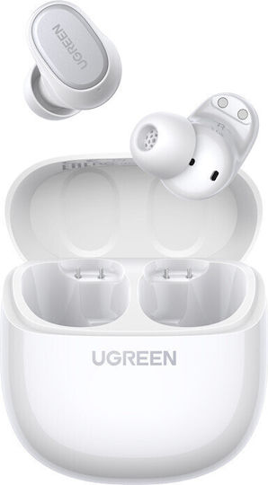 Ugreen Dots In-ear Bluetooth Handsfree Ακουστικά με Αντοχή στον Ιδρώτα Λευκά