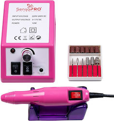 SensoPro Trotor Electric pentru Unghii 10W Roz cu 20000 RPM SensoPro Trotor Electric pentru Unghii 10W Roz cu 20000 RPM