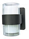 Inlight Athabasca Wall-Mounted Outdoor LED Light 8W with Adjustable White Light 12x12cm