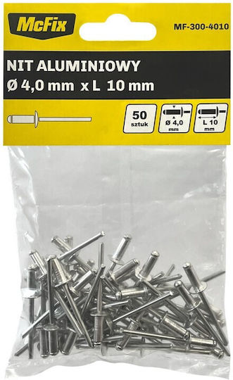 McFix McFix Aluminium Nieten M4x10mm 1000 Stück