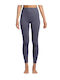 Training Damen Leggings Hohe Taille Blau