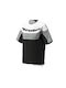 Herren Kurze Ärmel Fahrradtrikot Mountain Bike Schwarz