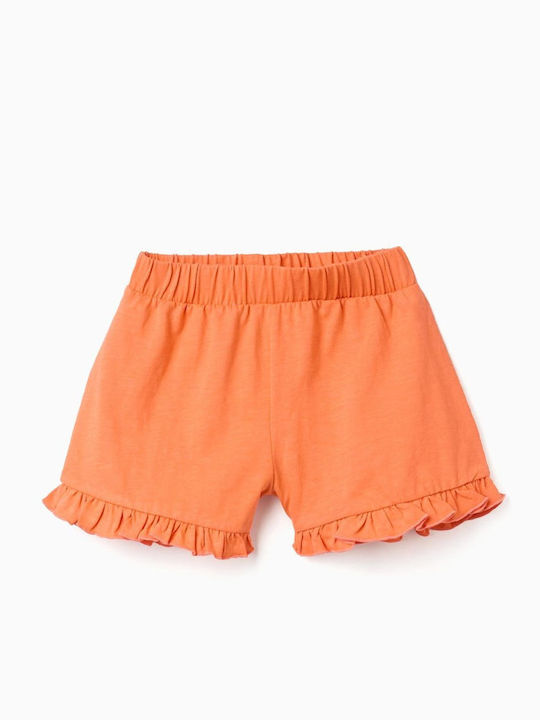 Kids Fabric Orange Shorts/Bermuda