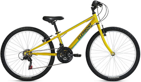 Clermont Freeland 24" 2026 Mountain Bike Galben cu Nivele de Viteză