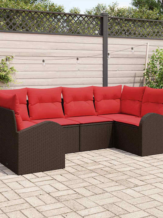 Outdoor Corner Rattan Sofa With Cushions