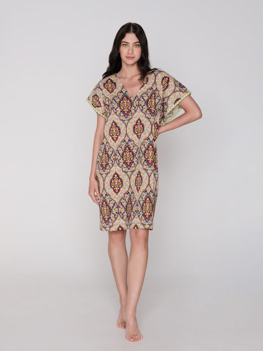 Luna Damenbademode Mehrfarbiges Kleid