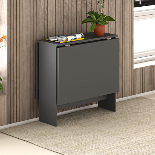 Artemio Extending Wooden Table Charcoal 30(+30) x 76 x 73.5 cm