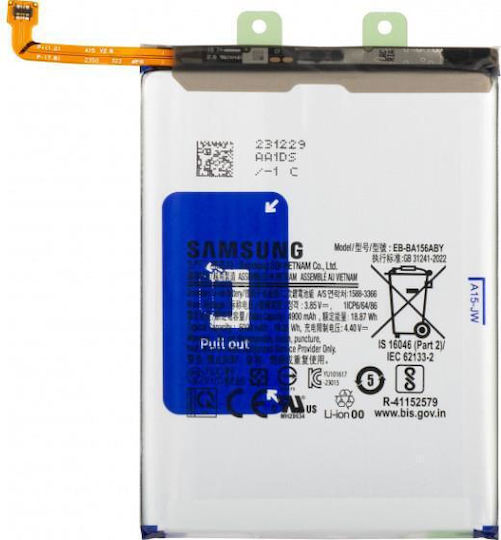 Samsung Συμβατή Μπαταρία Αντικατάστασης 5000mAh για A155/a156 Galaxy A15 4g/5g