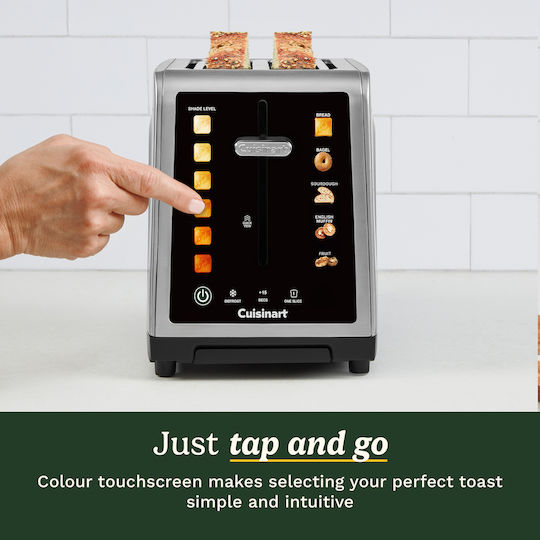 Cuisinart SimpliTouch XL Toaster 2 Schlitze 1000W Inox