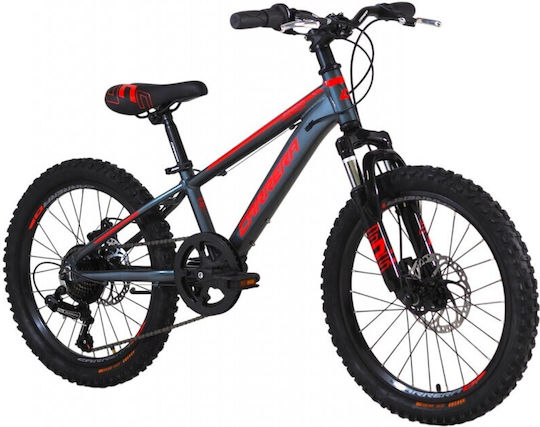 Carrera 20" Kids' Mountain Bike with Aluminum Frame (2026) Gray