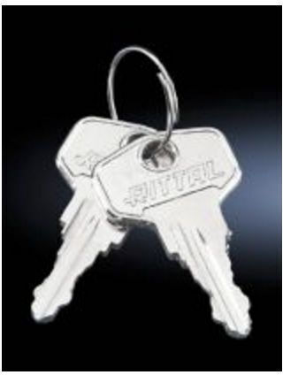 Rittal Κλειδιά Πίνακα Ελέγχου 2 Τεμ Schließung 12321 Sz 7526050