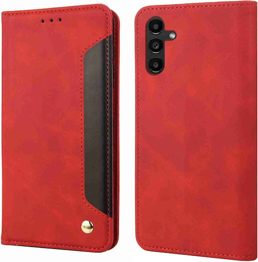 Book Tempered Glass Red (Galaxy A55 Oppo A55 5G)