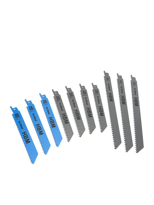 Set Stichsägeblätter Holz Metall HBM 10 Stücke