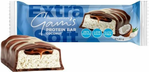 Gam's Bară Proteică cu Aromă de Cocos 40g