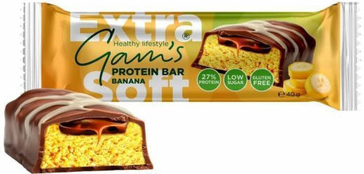 Gam's Bară Proteică cu Aromă de Banane 40g