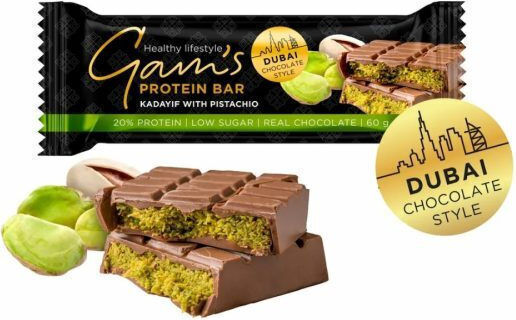 Gam's Bară Proteică cu Aromă de Fistic 60gr