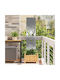 vidaXL Silver Garden Decoration from Stainless Steel 32x1.7x140cm