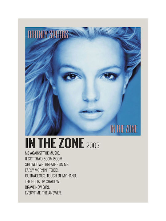 Music Poster In Zone Britney Spears Ms681 40cm x 50cm