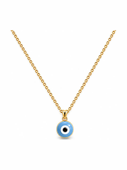 Atofio Kosmima Necklace Eye From 9 K Gold
