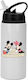 Παγούρι Mickey Mouse 600ml Λευκό Μαύρο Καπάκι