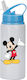 Kinder Trinkflasche Mickey Mouse 600ml Weiß Blau Deckel