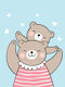 Παιδική Αφίσα Momma Bear 50x40εκ.