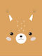 Kinderposter Eichhörnchen 50x40cm