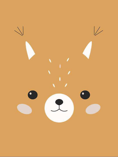 Kinderposter Eichhörnchen 50x40cm