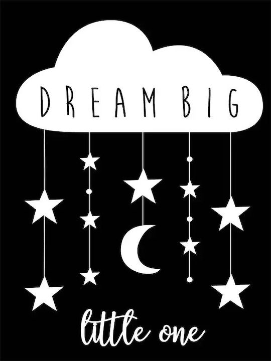 Παιδική Αφίσα Με Συννεφάκι Dream Big 50x40εκ.