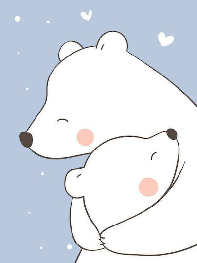 Παιδική Αφίσα Loving Bears 50x40εκ.