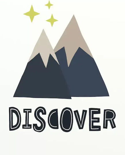 Παιδική Αφίσα Με Βουνά Discover 50x40εκ.