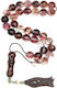 Roloi Komboloi Worry Beads with 33 Beads Made of Resin Length 41cm Multicolour