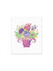 Embroidered Vase Riso Print Poster 30x25cm By Ohh Deer Ohh Deer