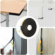 vidaXL Adhesive Foam Tape Black 5m x 15mm 10 Pieces 8721364729599