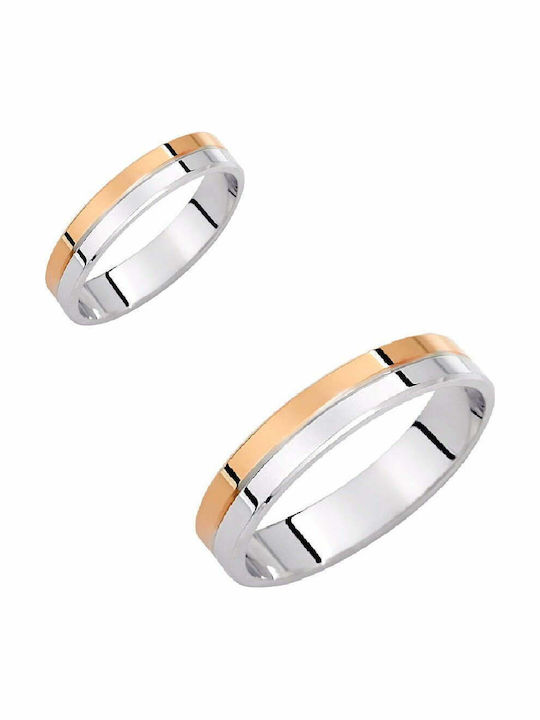 Ioannis Kosmima Bicolor Eheringe Set 9K
