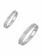 Ioannis Kosmima Set Wedding Rings From 9K White Gold
