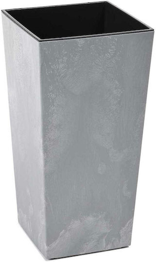 HowHomely Beton Blumentopf Grau