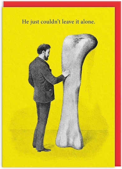 Leave It Alone Bone Greeting Card Ευχετήρια Κάρτα By Natural History Museum Ohh Deer