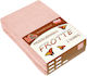 Karo Protective Mattress Cover Double With Fitted Skirt Orange 160x200cm