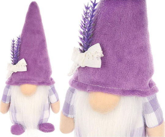 Saska Garden Christmas Plastic Figure Purple Dwarf Height 20cm