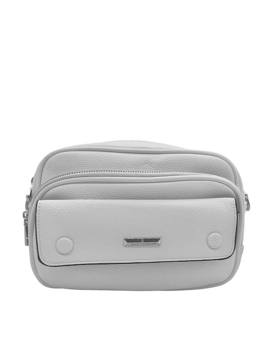 Gift-Me Fabric Women's Shoulder Bag White