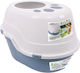 M-Pets Cat Toilet Closed Blue L50 x W52 x H48cm