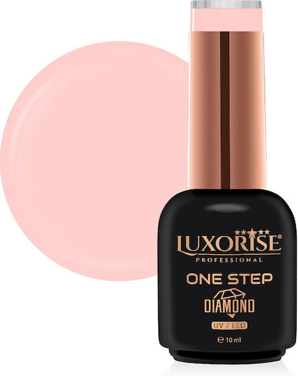 One Step Semi-permanent Nail Polish Diamond Powdery Pink 10ml Luxorise