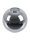 Abajur Bergen Chrome Globe 20cm