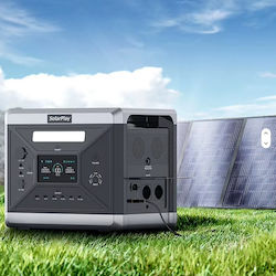 Φορητός Σταθμός Ενέργειας Solarplay 2400w 2160wh Lifepo4 Αναδιπλούμενο Ηλιακό Πάνελ 200w Pure Sine Wave Ups 504-5451 Φορητός Σταθμός Ενέργειας Solarplay 2400w 2160wh Lifepo4 Αναδιπλούμενο Ηλιακό Πάνελ 200w Pure Sine Wave Ups 504-5451