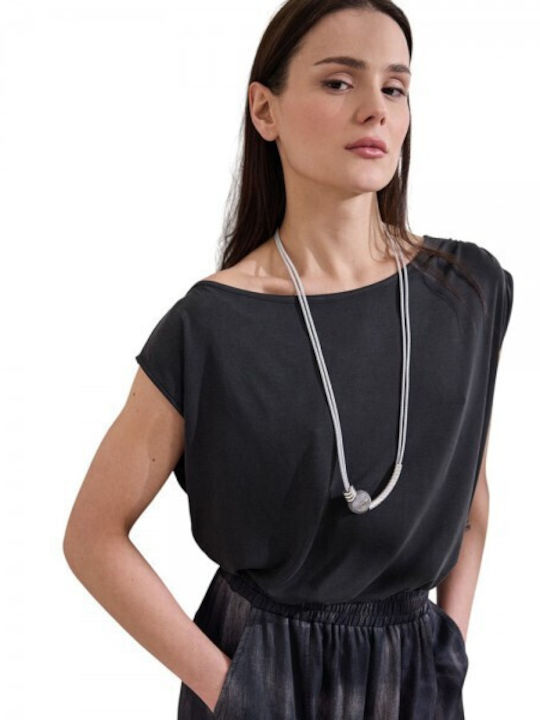 Namaste Damen Bluse Schwarz