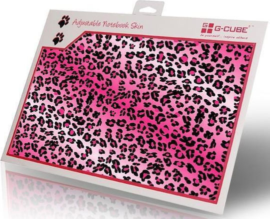 G-cube A4-gsl-17p Lux Leopard Pink Trim To Fit Notebook Skin 17''