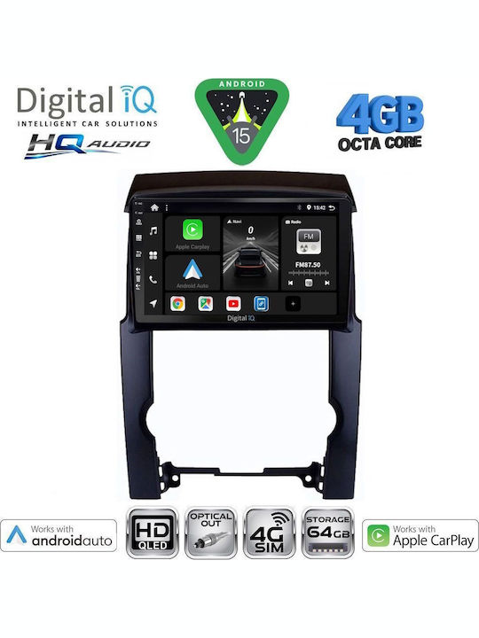 Digital IQ Car Audio System for Kia Sorento 2009-2014 (Bluetooth/USB/WiFi/GPS/Apple CarPlay/Android Auto) with 10" Touch Screen