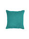 Karo Μαξιλαροθήκη Dark Turquoise 50x60εκ.