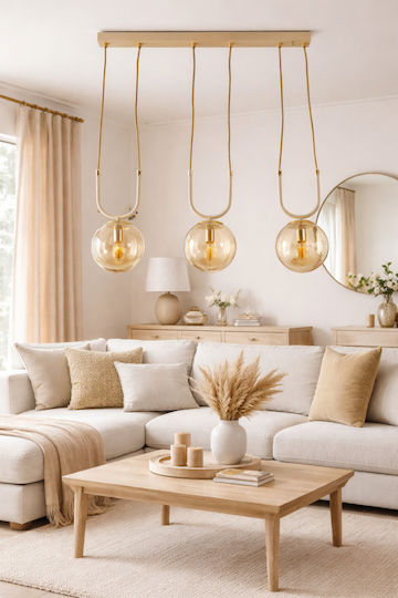 HowHomely Deckenleuchte Beige HowHomely Deckenleuchte Beige